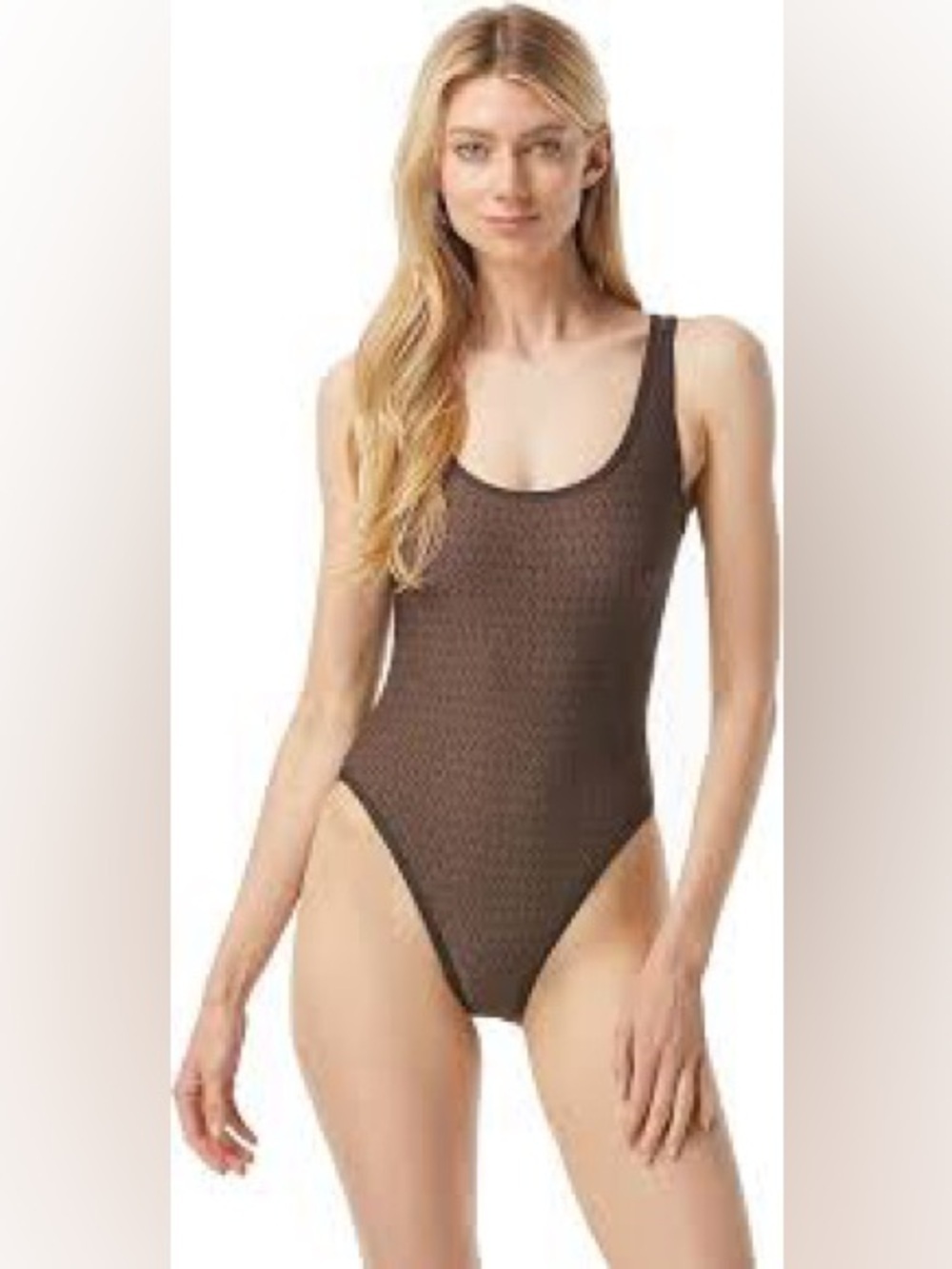 Michael Michael Kors Logo Printed One-Piece Swimsuit L143021 Women’s Size 12